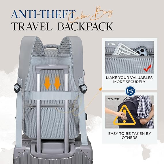 OTW 20L Small Comfy Grey Travel Backpack