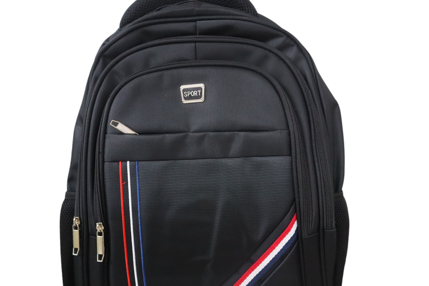 OTW Black Sport Stripes 30L Laptop Backpack