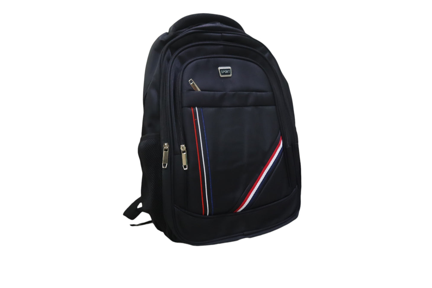 OTW Black Sport Stripes 30L Laptop Backpack