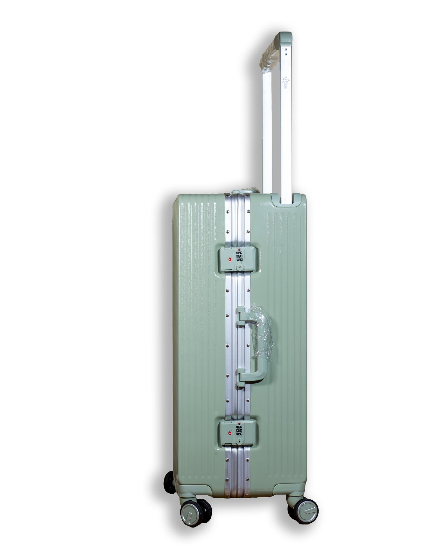 Popshine Stylish Sage Green Trolley Bag by OTW | Waterproof | Telescopic Handle