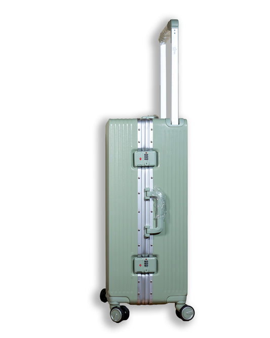 Popshine Stylish Sage Green Trolley Bag by OTW | Waterproof | Telescopic Handle