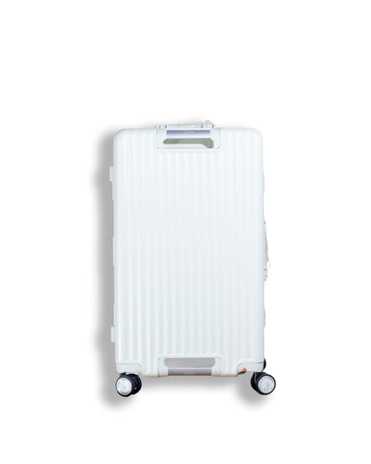 Popshine Stylish White Trolley Bag by OTW | Waterproof | Telescopic Handle