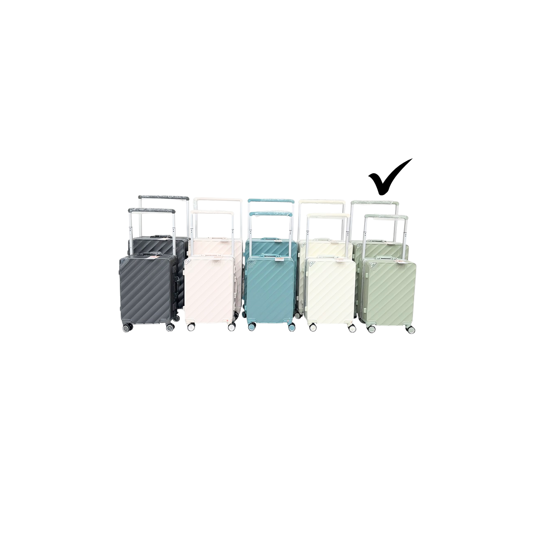 Popshine Sage Green | Set of 2 | Trolley Bag by OTW