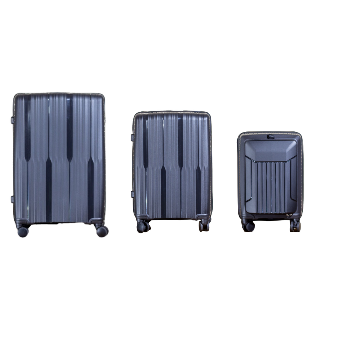 Popshine Black Premium | Set of 3 | Trolley Bag by OTW