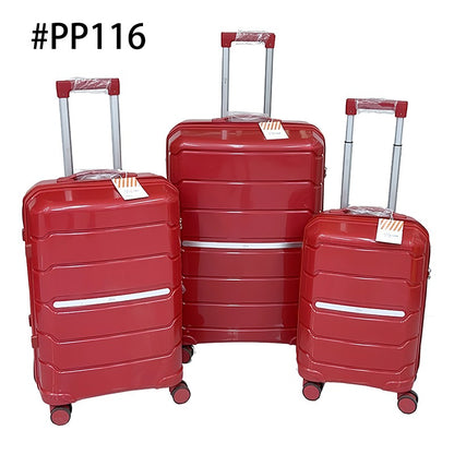 Popshine Red | Set of 3 | Trolley Bag by OTW