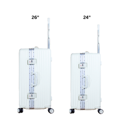 Popshine White | Set of 2 | Trolley Bag by OTW