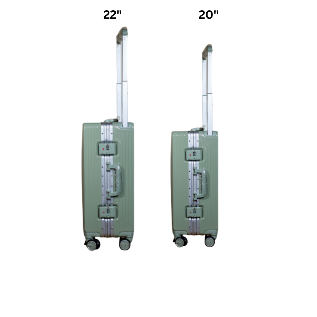 Popshine Sage Green | Set of 2 | Trolley Bag by OTW